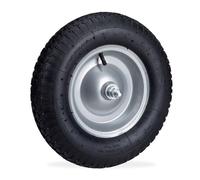 Relaxdays 4.80 4.00-8 Wheelbarrow Tyre with Axis