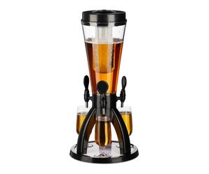 Relaxdays 4 L Beer Tower with 3 Taps