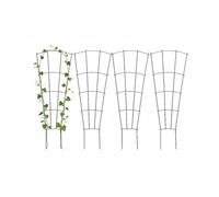 Relaxdays 4-pack metal plant supports