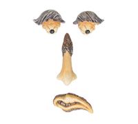 Relaxdays 4-piece Tree Face with Brows