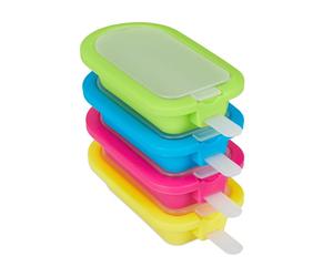 Relaxdays 4 Silicone Ice Cream Moulds