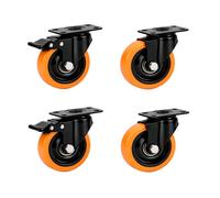 Relaxdays 4 swivel castors