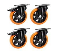 Relaxdays 4 swivel castors