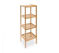 Relaxdays 4-tier bamboo shelving unit