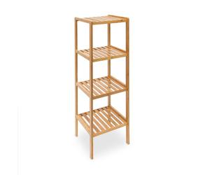Relaxdays 4-tier bamboo shelving unit