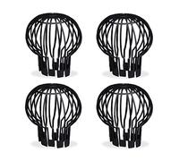 Relaxdays 40-Piece Set Roof Gutter Balloon Guard Filters, Plastic Downpipe Stops Leaf Drains, Rainwater Discharge