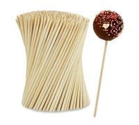 Relaxdays 400x Cake Pop Sticks Bamboo