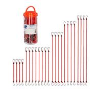 Relaxdays 48x bungee cords, 5 sizes