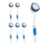 Relaxdays 48x Dishwashing Brushes White/Blue