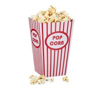 Relaxdays 49-piece blue popcorn kit