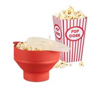 Relaxdays 49-piece red popcorn set
