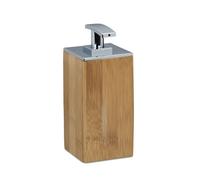 Relaxdays 4x Bamboo Soap Dispenser