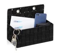 Relaxdays 4x Black Hanging Storage Baskets