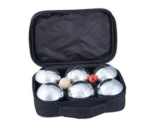 Relaxdays 4x Boule Set 6 Metal Balls
