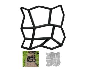 Relaxdays 4x Cement Paving Mould Irregular Shape