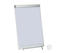 Relaxdays 4x flipchart paper, checked