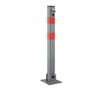 Relaxdays 4x Folding Barrier Post