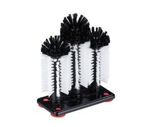 Relaxdays 4x Glass Cleaner Brush