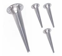 Relaxdays 4x ground anchors for garden lights