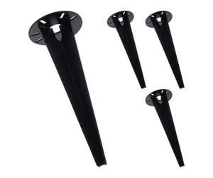 Relaxdays 4x ground anchors for garden lights