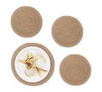 Relaxdays 4x Place Mats Water Hyacinth