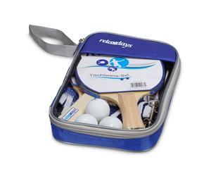 Relaxdays 4x Table Tennis Set with 2 Paddles each