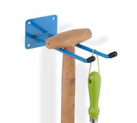 Relaxdays 4x Wall Mounted Appliance Holder Blue