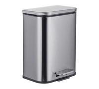 Relaxdays 5 l waste bin with fingerprint guard