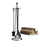 Relaxdays 5-Piece Fireplace Companion Set