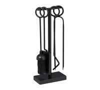 Relaxdays 5-piece fireplace tool set