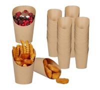 Relaxdays 500x kraft cups