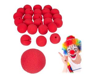 Relaxdays 50x Red Clown Noses