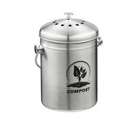 Relaxdays 5L Compost Bin Stainless Steel