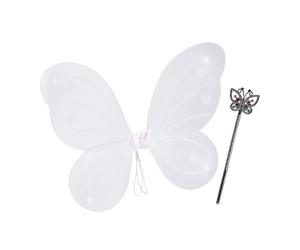 Relaxdays 5x Fairy Set White