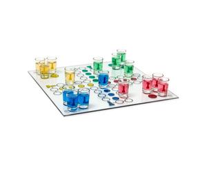 Relaxdays 5x Ludo drinking board games