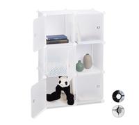 Relaxdays 6-Door Shelving System