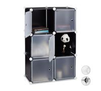 Relaxdays 6-Door Shelving System