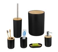 Relaxdays 6-Piece Bath Accessory Set