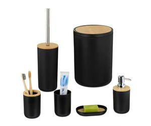 Relaxdays 6-Piece Bath Accessory Set
