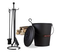 Relaxdays 6-piece log set