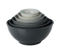 Relaxdays 6-piece plastic mixing bowl set