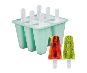 Relaxdays 6 Silicone Ice Cream Moulds