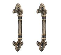 Relaxdays 6x Bronze Vintage Furniture Handles