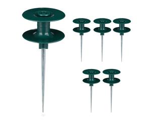 Relaxdays 6x Guides for Garden Hose