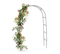 Relaxdays 6x Metal Rose Arch 240 cm