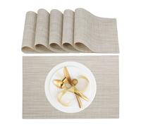Relaxdays 6x Place Mat Set