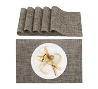 Relaxdays 6x Place Mat Set