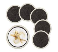 Relaxdays 6x Place Mat Set Seagrass