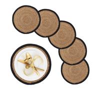 Relaxdays 6x Place Mat Set Water Hyacinth