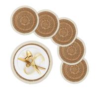 Relaxdays 6x Place Mat Set Woven